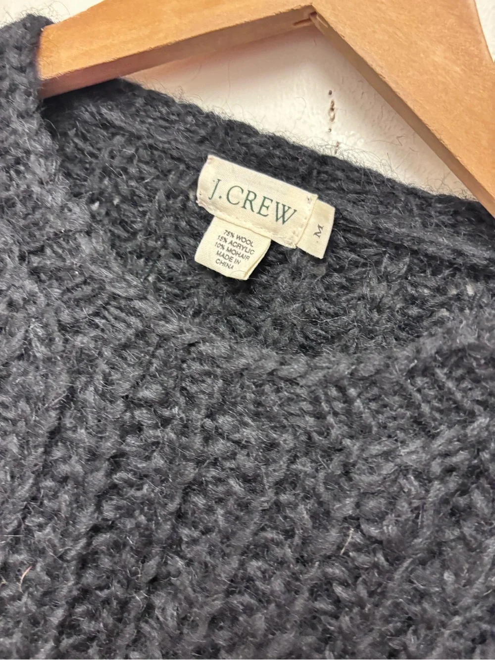 J. Crew Loose Knit Wool Blend Sweater